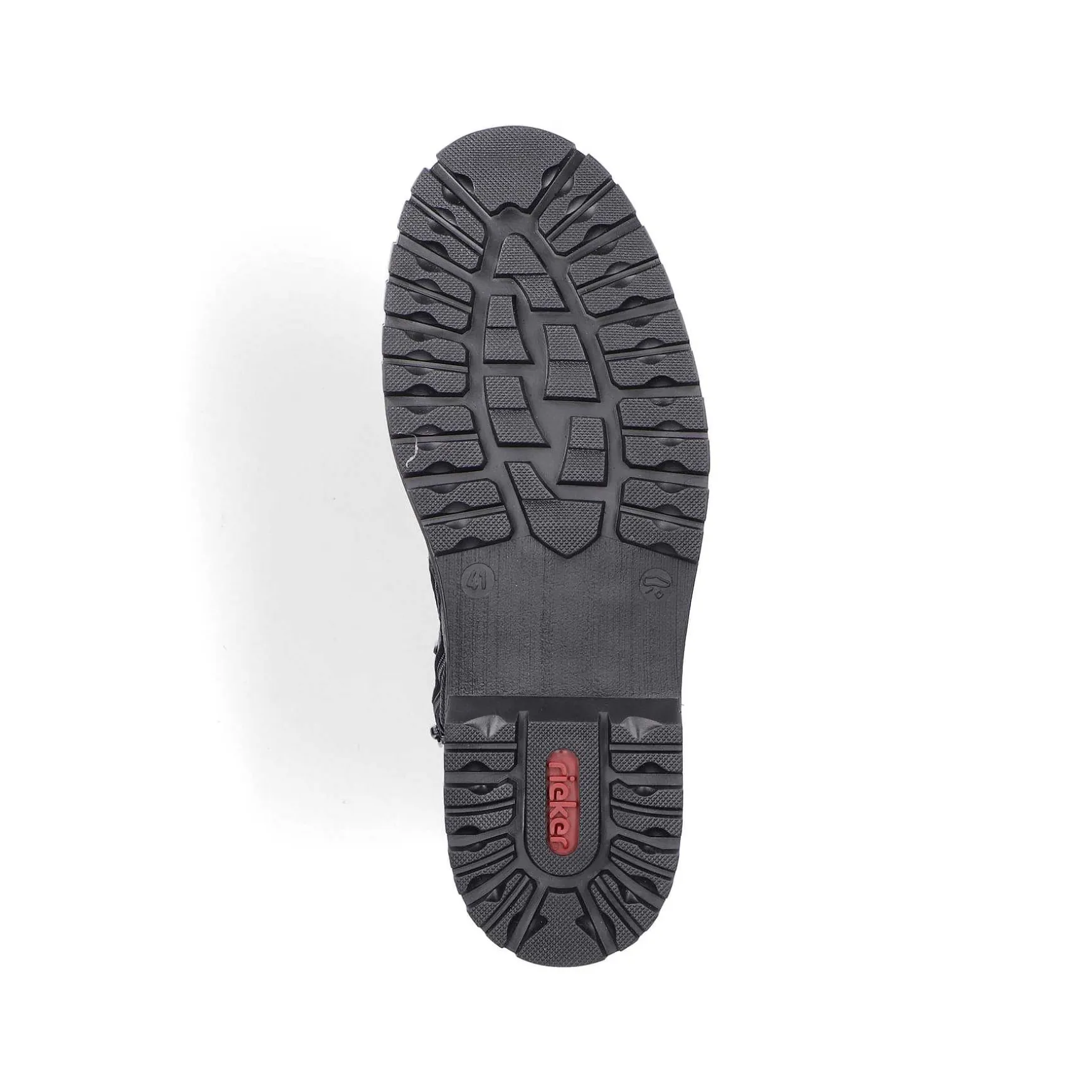 Rieker Men'S Corded Boots Deep Black