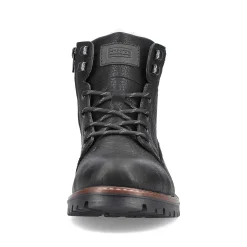 Rieker Men'S Corded Boots Deep Black