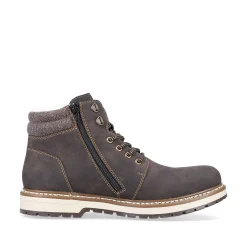 Rieker Men'S Laced Boots Espresso Brown
