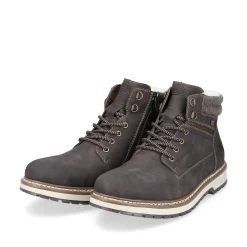 Rieker Men'S Laced Boots Espresso Brown