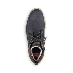 Rieker Men'S Laced Boots Pacific Blue