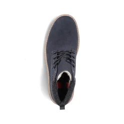 Rieker Men'S Laced Boots Pacific Blue