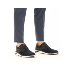 Rieker Men'S Laced Shoes Azure Blue