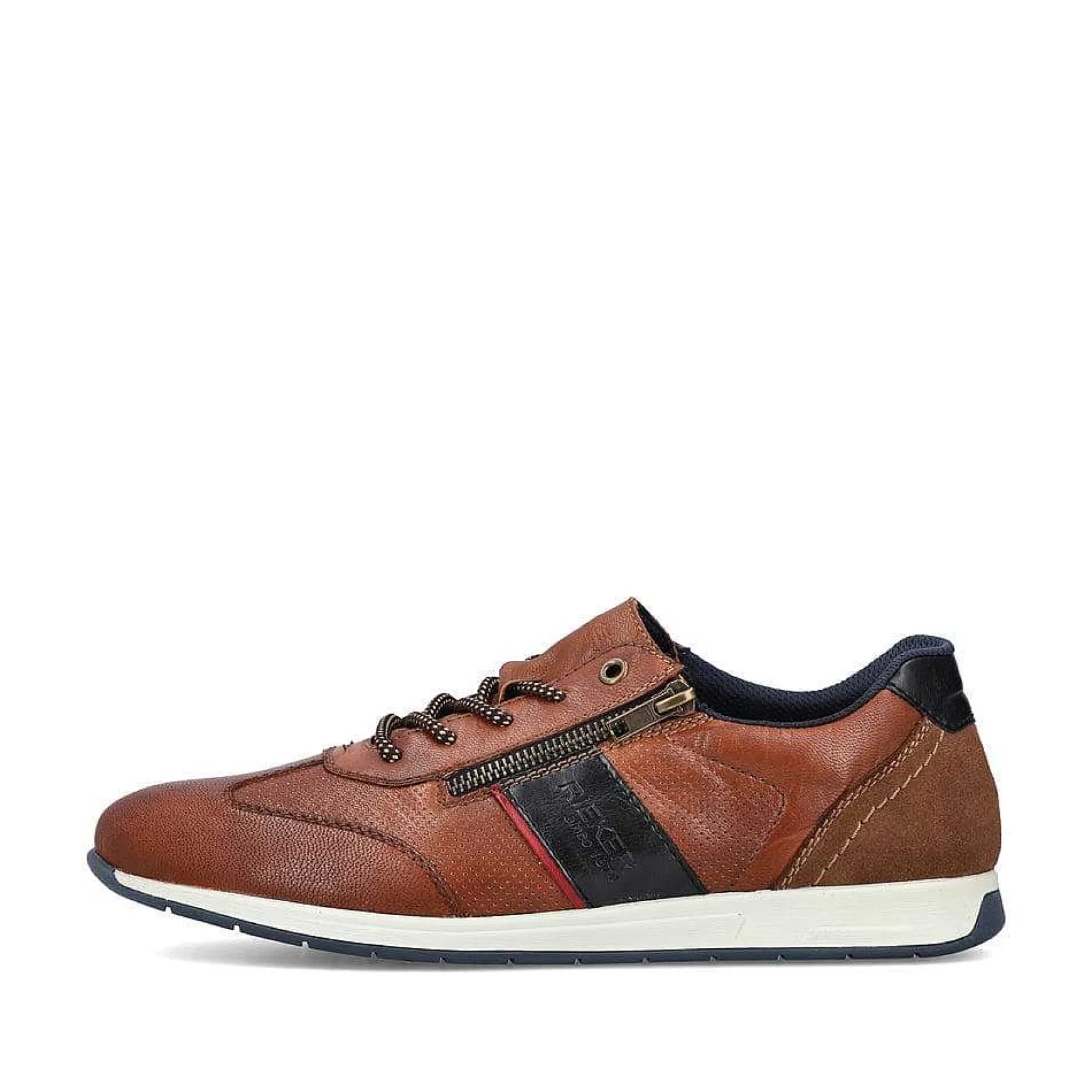 Rieker Men'S Lace-Up Shoes Caramel Brown