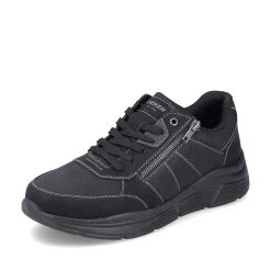 Rieker Men'S Lace-Up Shoes Asphalt Black