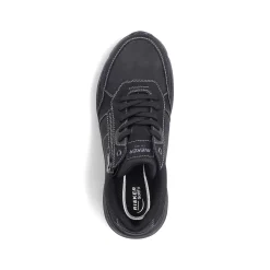 Rieker Men'S Lace-Up Shoes Asphalt Black