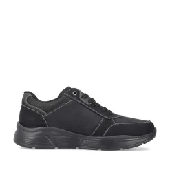 Rieker Men'S Lace-Up Shoes Asphalt Black
