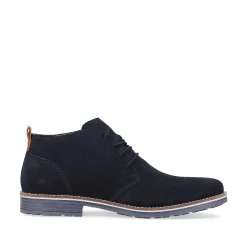 Rieker Men'S Lace-Up Shoes Navy Blue