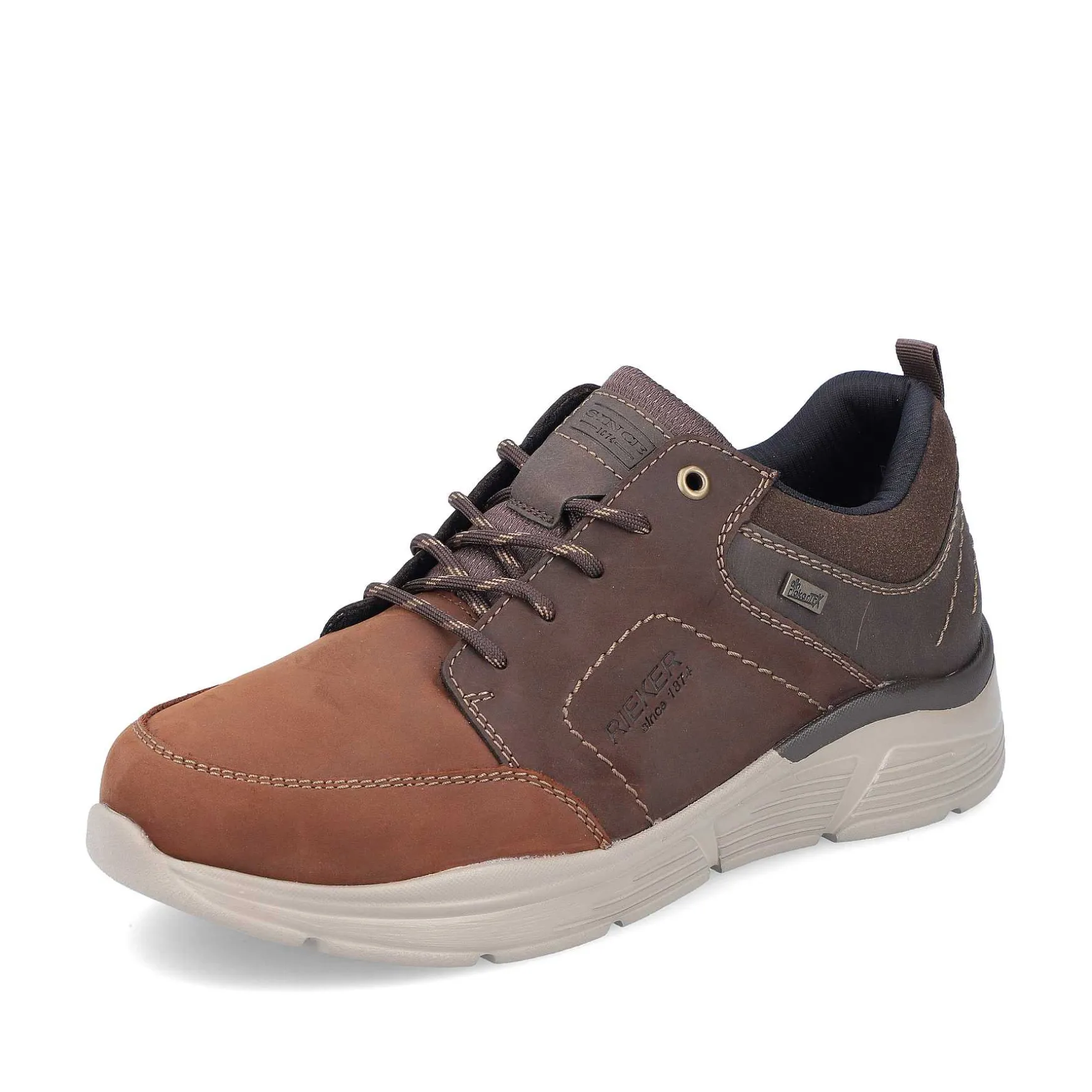 Rieker Men'S Lace-Up Shoes Fox Brown