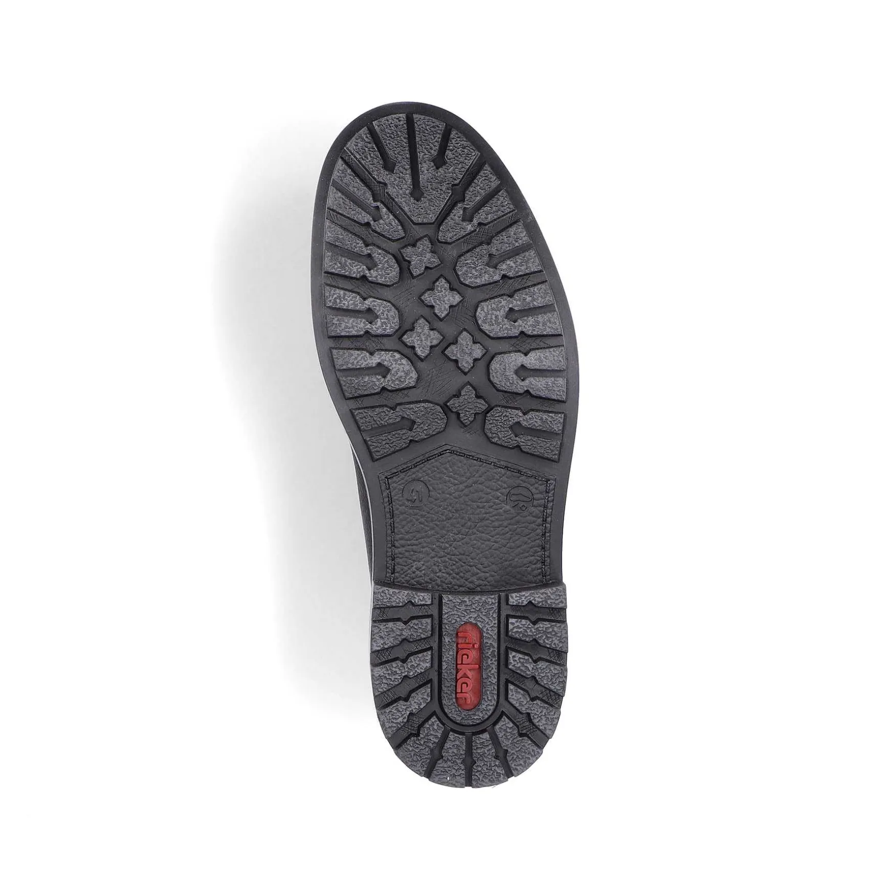 Rieker Men'S Lace-Up Shoes Jet Black