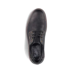 Rieker Men'S Lace-Up Shoes Jet Black
