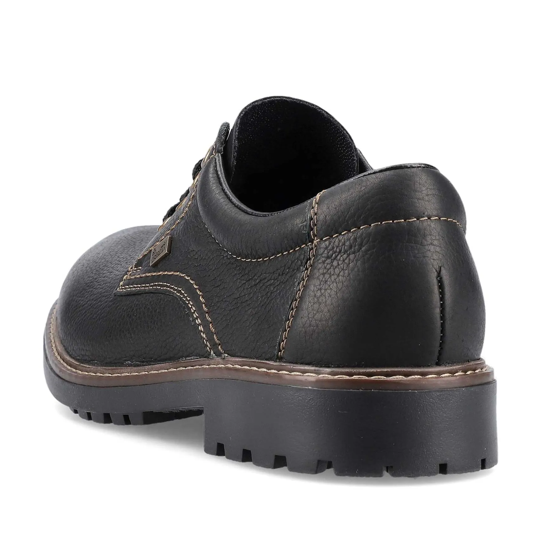 Rieker Men'S Lace-Up Shoes Jet Black