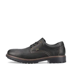 Rieker Men'S Lace-Up Shoes Jet Black