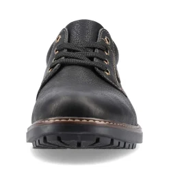 Rieker Men'S Lace-Up Shoes Jet Black