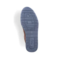 Rieker Men'S Lace-Up Shoes Chestnut Brown