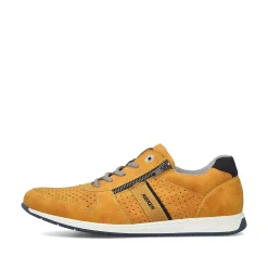 Rieker Men'S Lace-Up Shoes Sunflower Yellow-Navy Blue