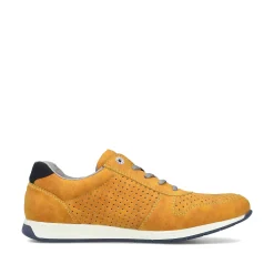 Rieker Men'S Lace-Up Shoes Sunflower Yellow-Navy Blue