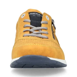 Rieker Men'S Lace-Up Shoes Sunflower Yellow-Navy Blue
