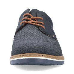 Rieker Men'S Lace-Up Shoes Navy Blue