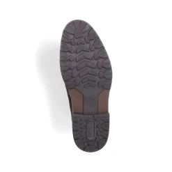 Rieker Men'S Lace-Up Shoes Asphalt Black