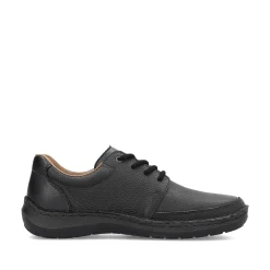 Rieker Men'S Lace-Up Shoes Night Black