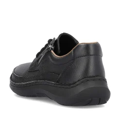 Rieker Men'S Lace-Up Shoes Night Black
