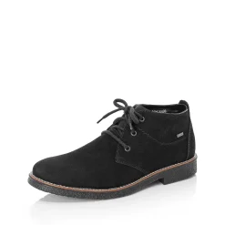 Rieker Men'S Lace-Up Shoes Jet Black