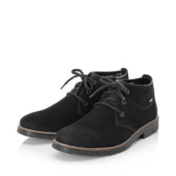 Rieker Men'S Lace-Up Shoes Jet Black