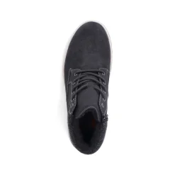 Rieker Men'S Lace-Up Shoes Asphalt Black