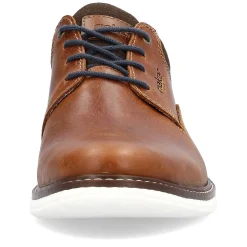 Rieker Men'S Lace-Up Shoes Wood Brown