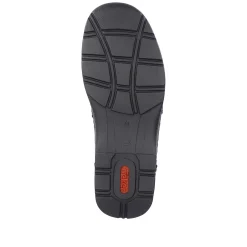 Rieker Men'S Lace-Up Shoes Asphalt Black