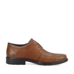 Rieker Men'S Lace-Up Shoes Nougat Brown