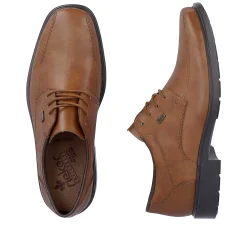 Rieker Men'S Lace-Up Shoes Nougat Brown