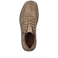 Rieker Men'S Lace-Up Shoes Brown Beige
