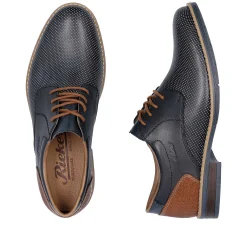 Rieker Men'S Lace-Up Shoes Navy Blue