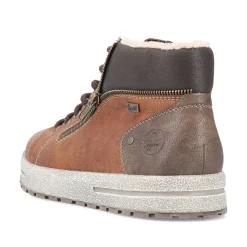 Rieker Men'S Lace-Up Shoes Caramel Brown