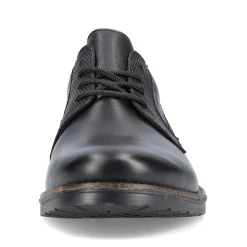 Rieker Men'S Lace-Up Shoes Glossy Black
