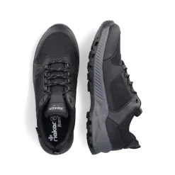 Rieker Men'S Lace-Up Shoes Jet Black
