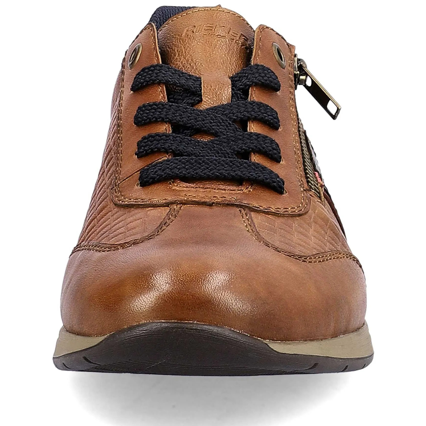 Rieker Men'S Lace-Up Shoes Fox Brown-Black