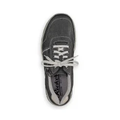 Rieker Men'S Lace-Up Shoes Steel Gray-White