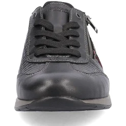 Rieker Men'S Lace-Up Shoes Asphalt Black