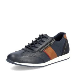 Rieker Men'S Lace-Up Shoes Ocean Blue