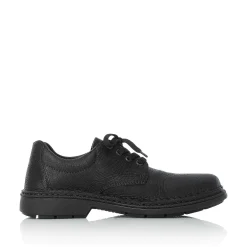Rieker Men'S Lace-Up Shoes Jet Black