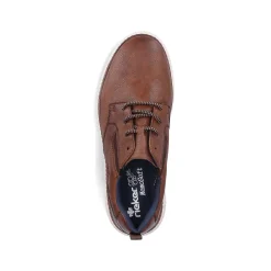 Rieker Men'S Lace-Up Shoes Chestnut Brown