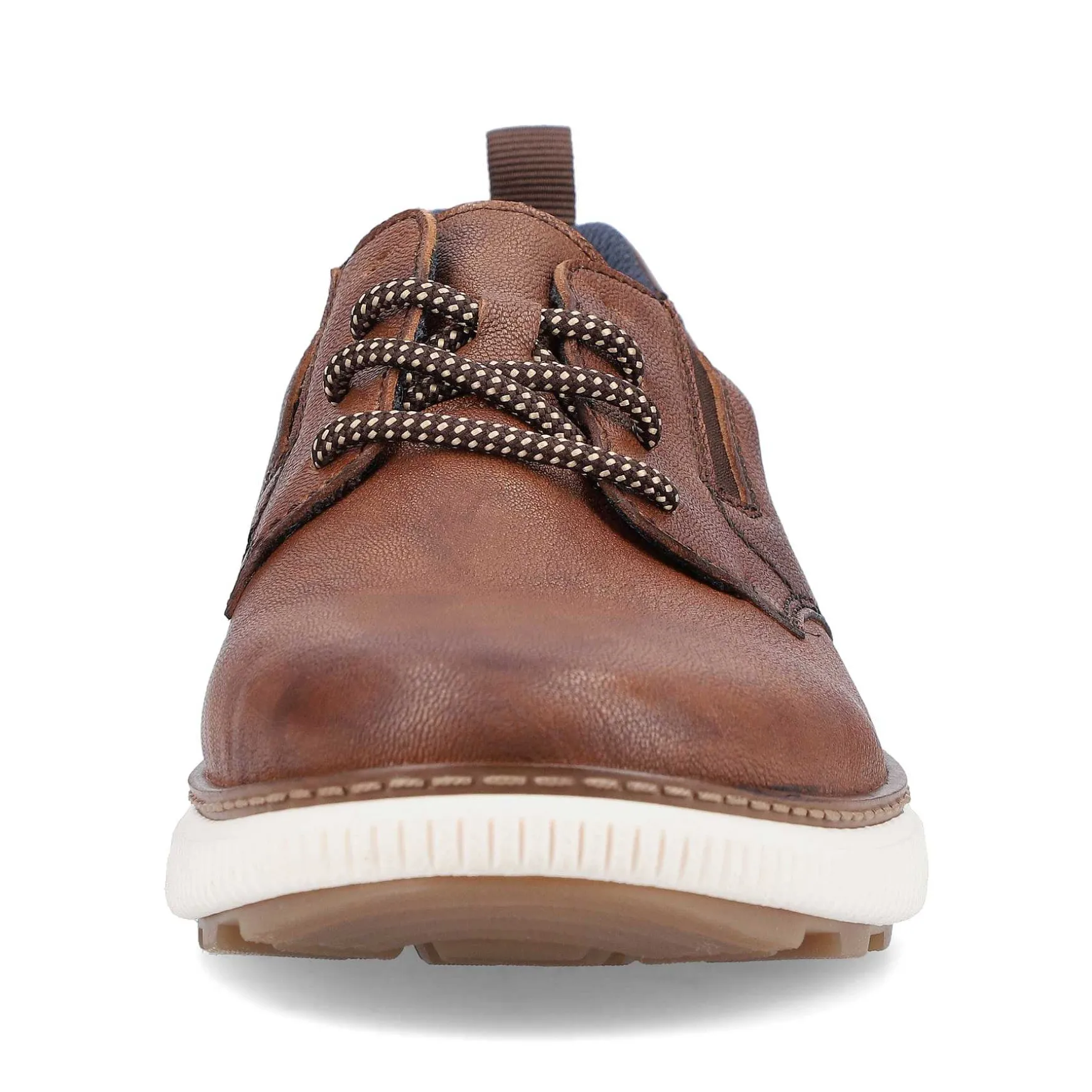 Rieker Men'S Lace-Up Shoes Chestnut Brown