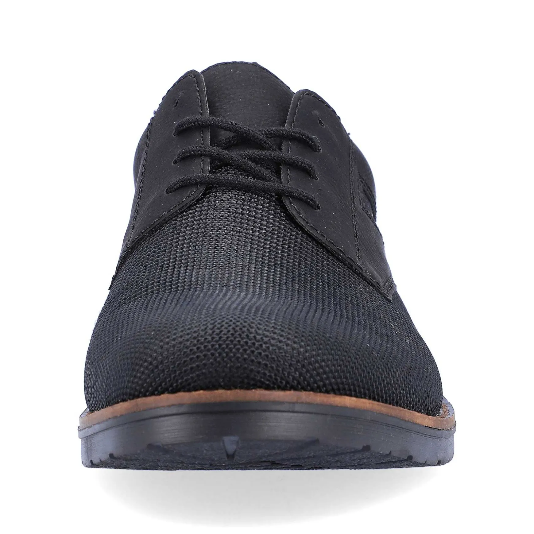 Rieker Men'S Lace-Up Shoes Graphite Black