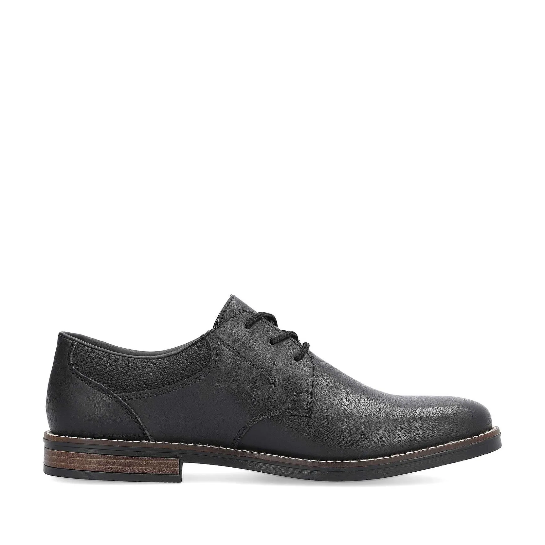 Rieker Men'S Lace-Up Shoes Night Black