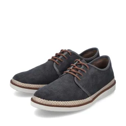 Rieker Men'S Lace-Up Shoes Dark Grey