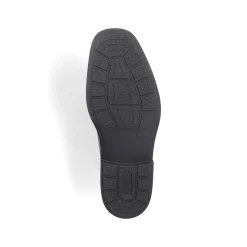 Rieker Men'S Lace-Up Shoes Glossy Black