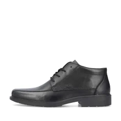 Rieker Men'S Lace-Up Shoes Glossy Black